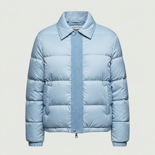 suede puffer jacket